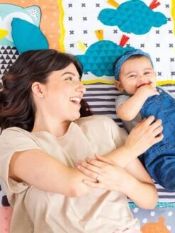 Tapis De Jeu Multi Activités Sensoriel Géant Infantino Vert - Infantino -Produits Pour Bébé tapis de jeu multi activites sensoriel geant infantino 3