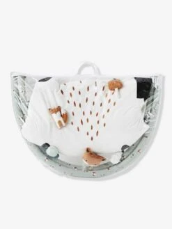 Tapis D'éveil Avec Arche Renard Vert Gris - Vertbaudet -Produits Pour Bébé tapis deveil avec arche renard 3