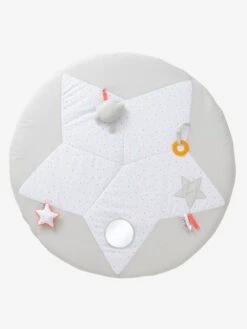 Tapis D'éveil Pluie D'étoiles Blanc Imprimé - Vertbaudet -Produits Pour Bébé tapis deveil pluie detoiles 2