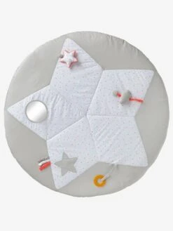 Tapis D'éveil Pluie D'étoiles Blanc Imprimé - Vertbaudet -Produits Pour Bébé tapis deveil pluie detoiles 3