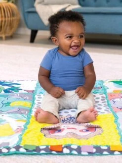 Tapis Géant Découverte Des Sens - INFANTINO Multicolore - Infantino -Produits Pour Bébé tapis geant decouverte des sens infantino 3