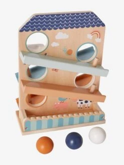 Toboggan à Balles En Bois FSC® Multicolore - Vertbaudet -Produits Pour Bébé toboggan a balles en bois fsc 4