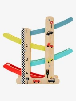 Toboggan à Voitures En Bois FSC® Multicolore - Vertbaudet -Produits Pour Bébé toboggan a voitures en bois fsc 2