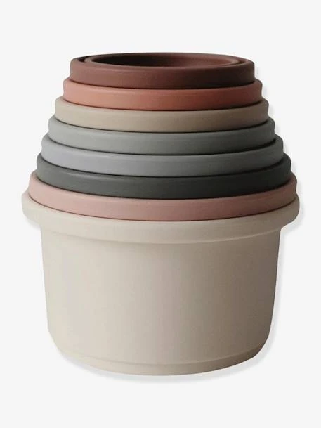 Tour à Empiler - MUSHIE Rose - Mushie 4 Tour à Empiler - MUSHIE Rose - Mushie – Image 2