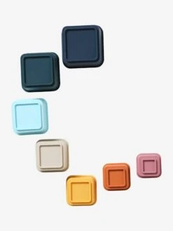 Tour De Cubes En Silicone Multicolor - Vertbaudet -Produits Pour Bébé tour de cubes en silicone 4