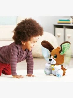 Toutou Parle Avec Moi VTECH Beige/blanc - Toutes Les Marques -Produits Pour Bébé toutou parle avec moi vtech 1