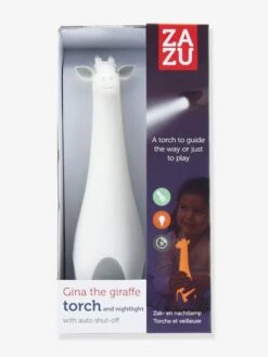 Veilleuse Torche Gina La Girafe - ZAZU Gris - Toutes Les Marques -Produits Pour Bébé veilleuse torche gina la girafe zazu 2